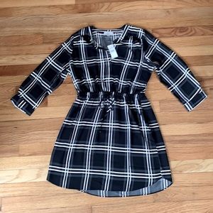 Brand New with tags LOFT plaid dress. Size small